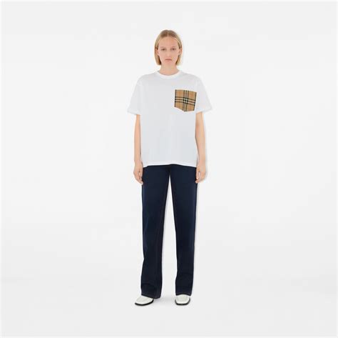 burberry 80032021|Check Pocket Cotton T.